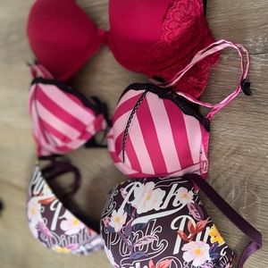 Victoria’s Secret Push up bras